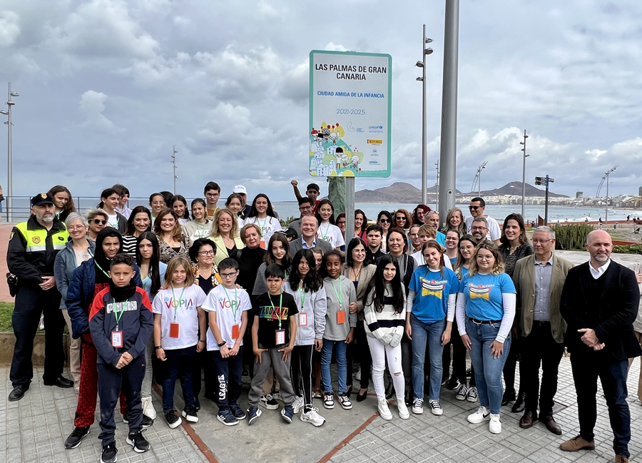 Primera Señal de Ciudad Amiga de la Infancia en la Palmas de Gran Canaria