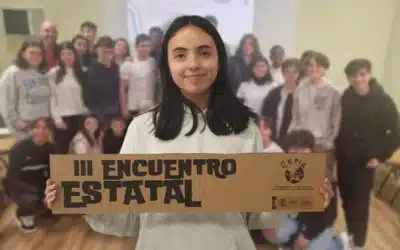 Raquel, representante de la Ciudad Amiga de la Infancia de Puerto del Rosario, se reúne con la Ministra de Infancia y Juventud en el III Encuentro Estatal del CEPIA