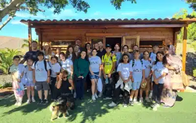 El CLIA de Santa Lucía de Tirajana se pone en modo solidario y visita el Centro de Protección Animal
